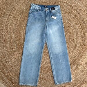 EXPRESS Wide Leg High Rise Supersoft Classic Blue Women's Jeans / 8R